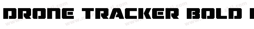 Drone Tracker Bold B字体转换